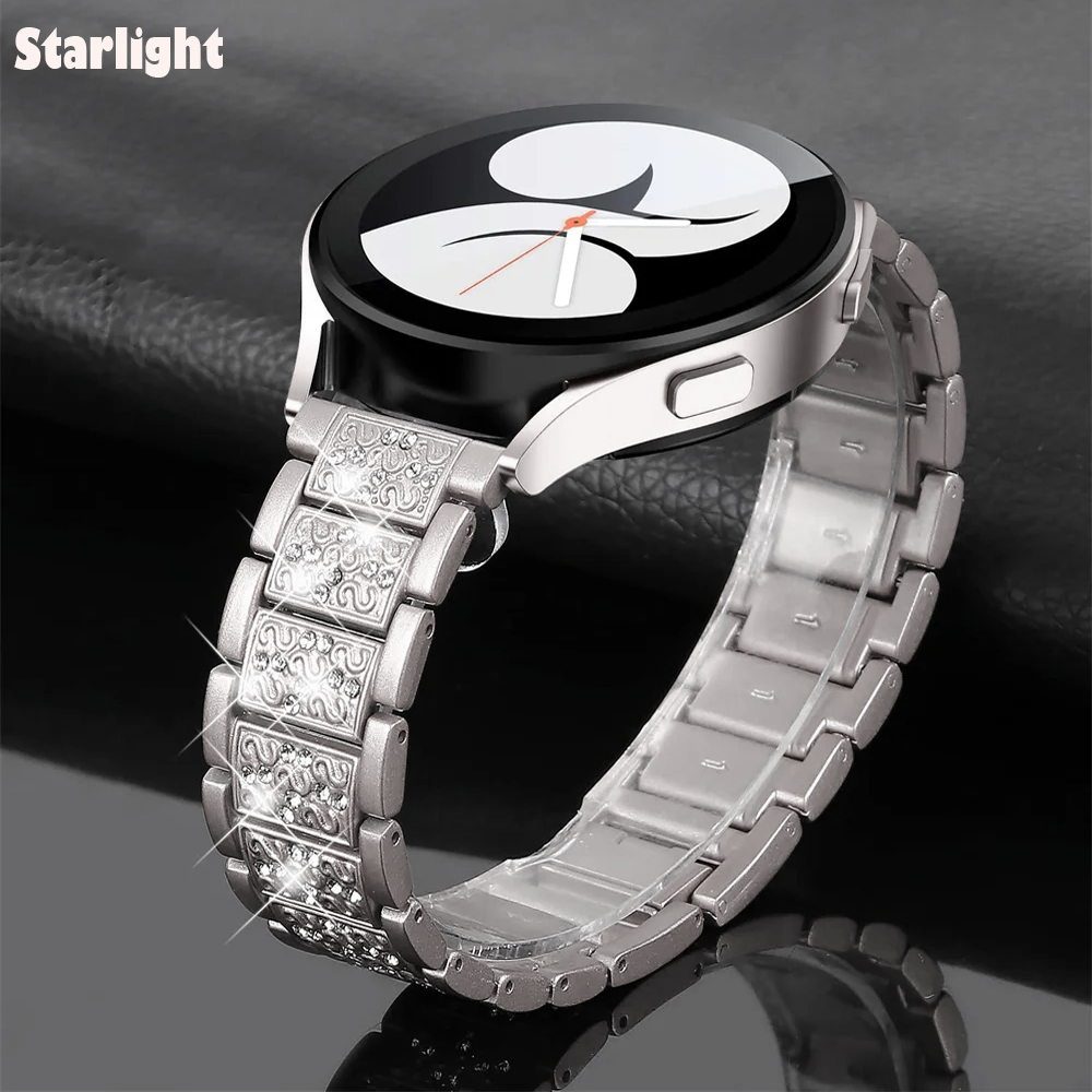 Titan Smartwatch Accessories - Metal Diamond strap for Samsung Galaxy