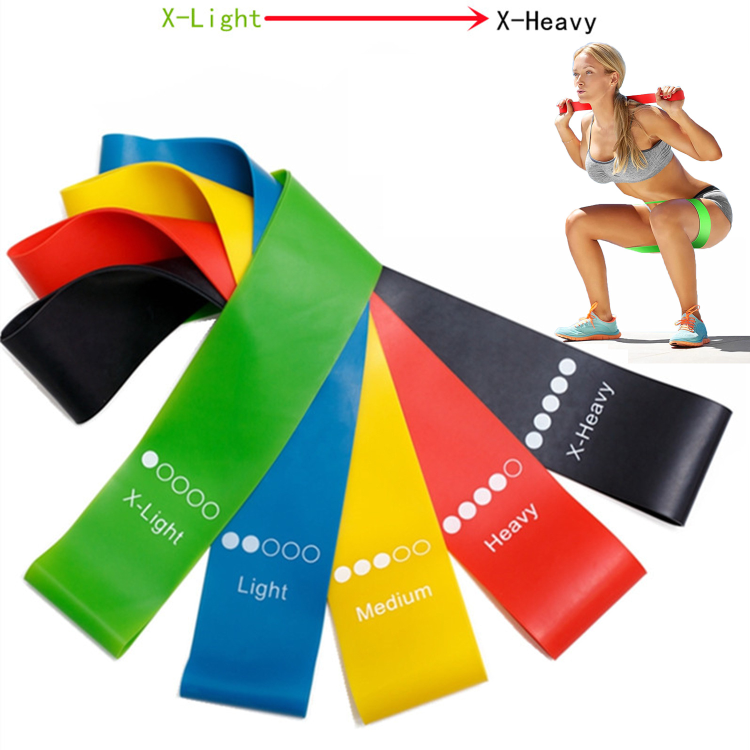 Milanaise Mesh Band - Different Resistance Bands Yoga Band Fitness