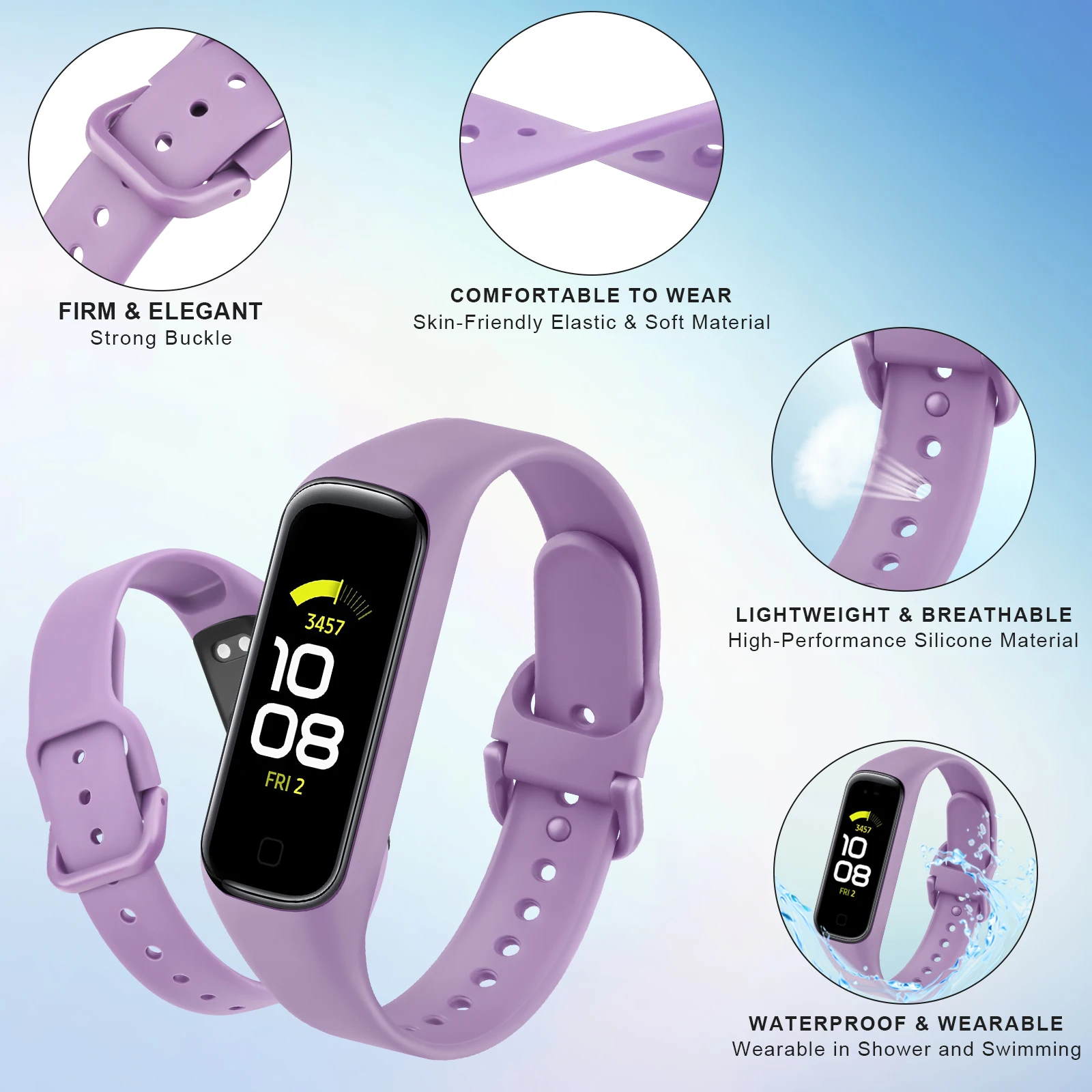 Soft Silicone Strap For Samsun - Silicone Band Replacement のレビューと価格