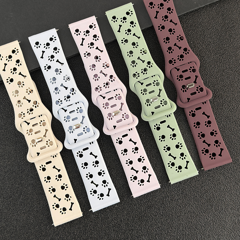 Hollow-out Dog Paw Strap 22mm  - Titan Smartwatch Accessories のレビューと価格