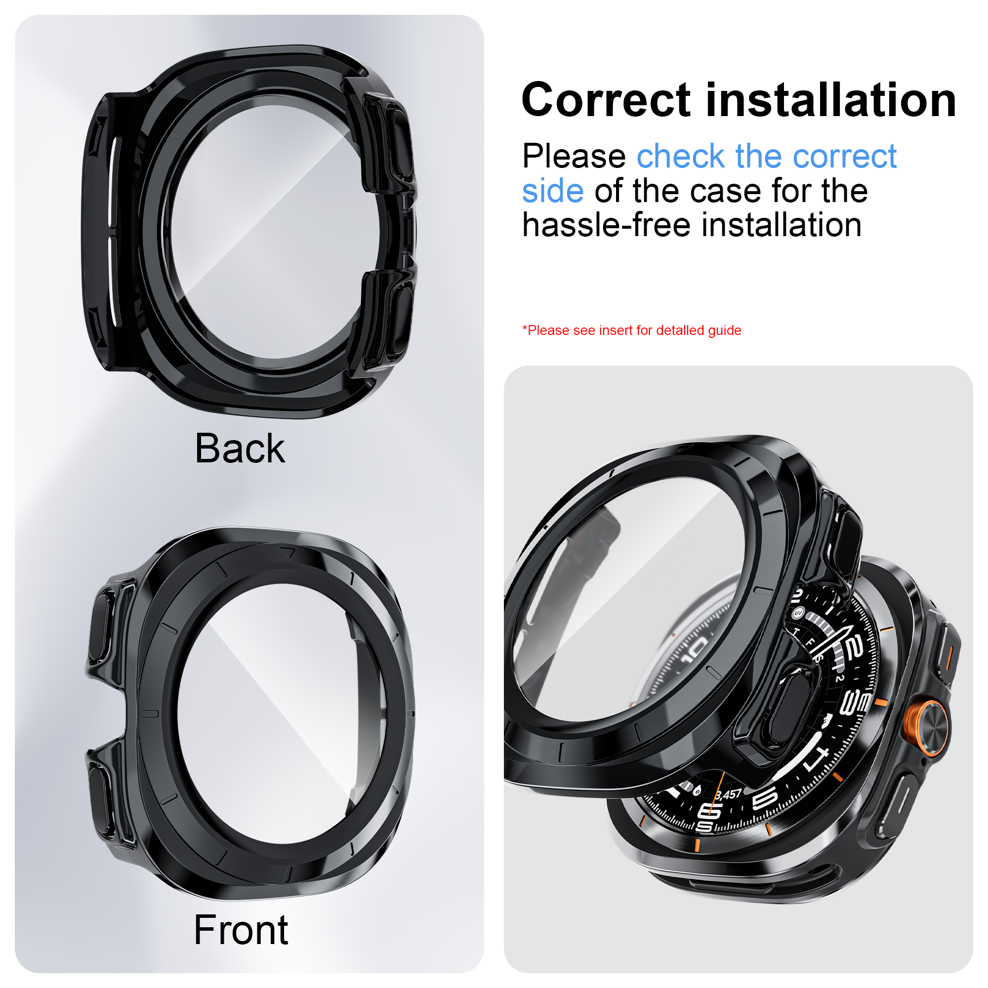 Case for Samsung Galaxy Watch  - Samsung Smartwatch Ultra Accessories のレビューと価格