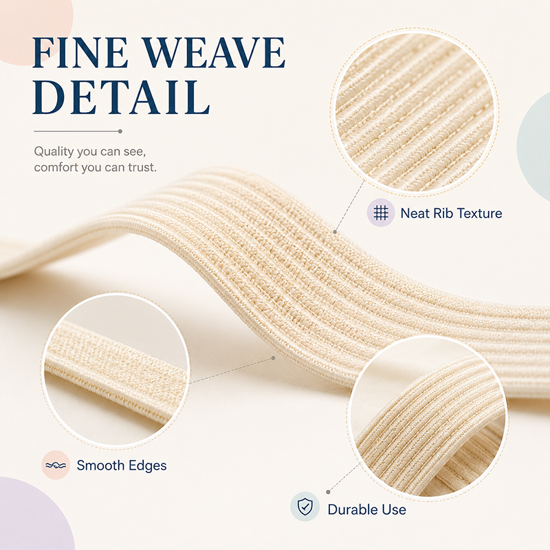 30Meters 6mm Flat Elastic Band - Milanaise Mesh Band のレビューと価格