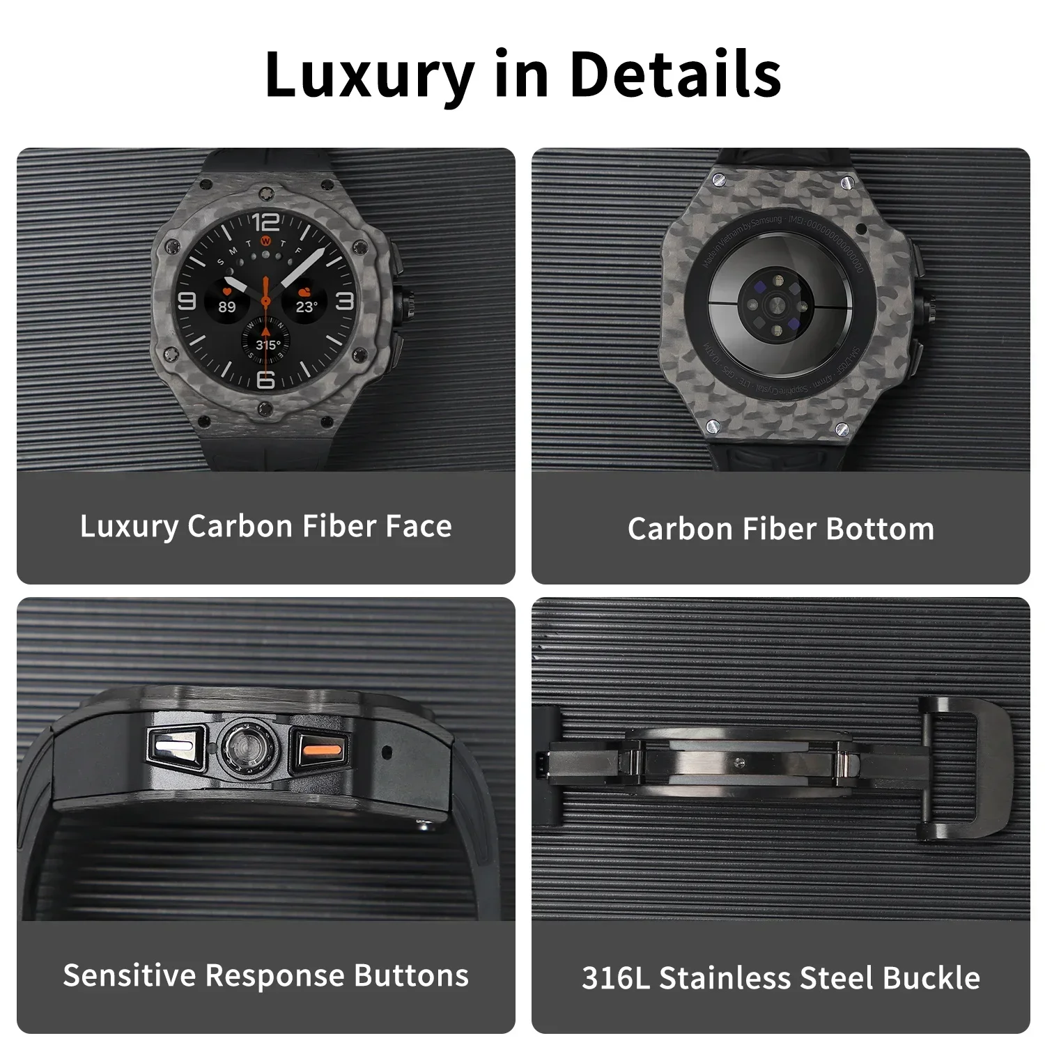 Luxury Modification Kit for Sa - Samsung Smartwatch Ultra Accessories のレビューと価格