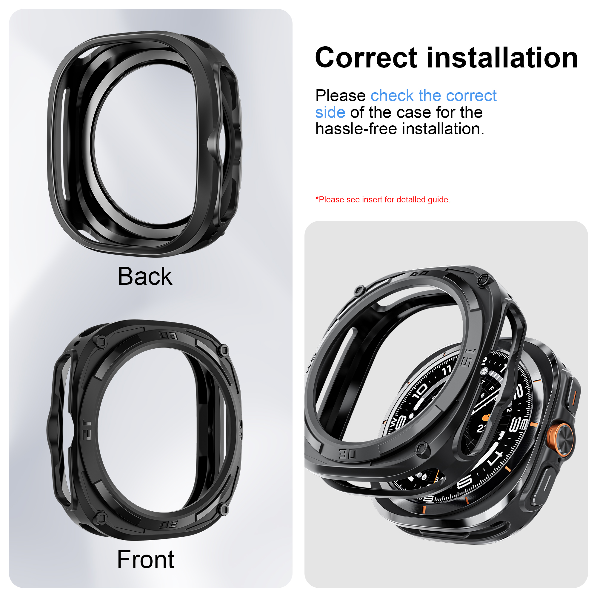 Case for Samsung Galaxy Watch  - Samsung Smartwatch Ultra Accessories のレビューと価格