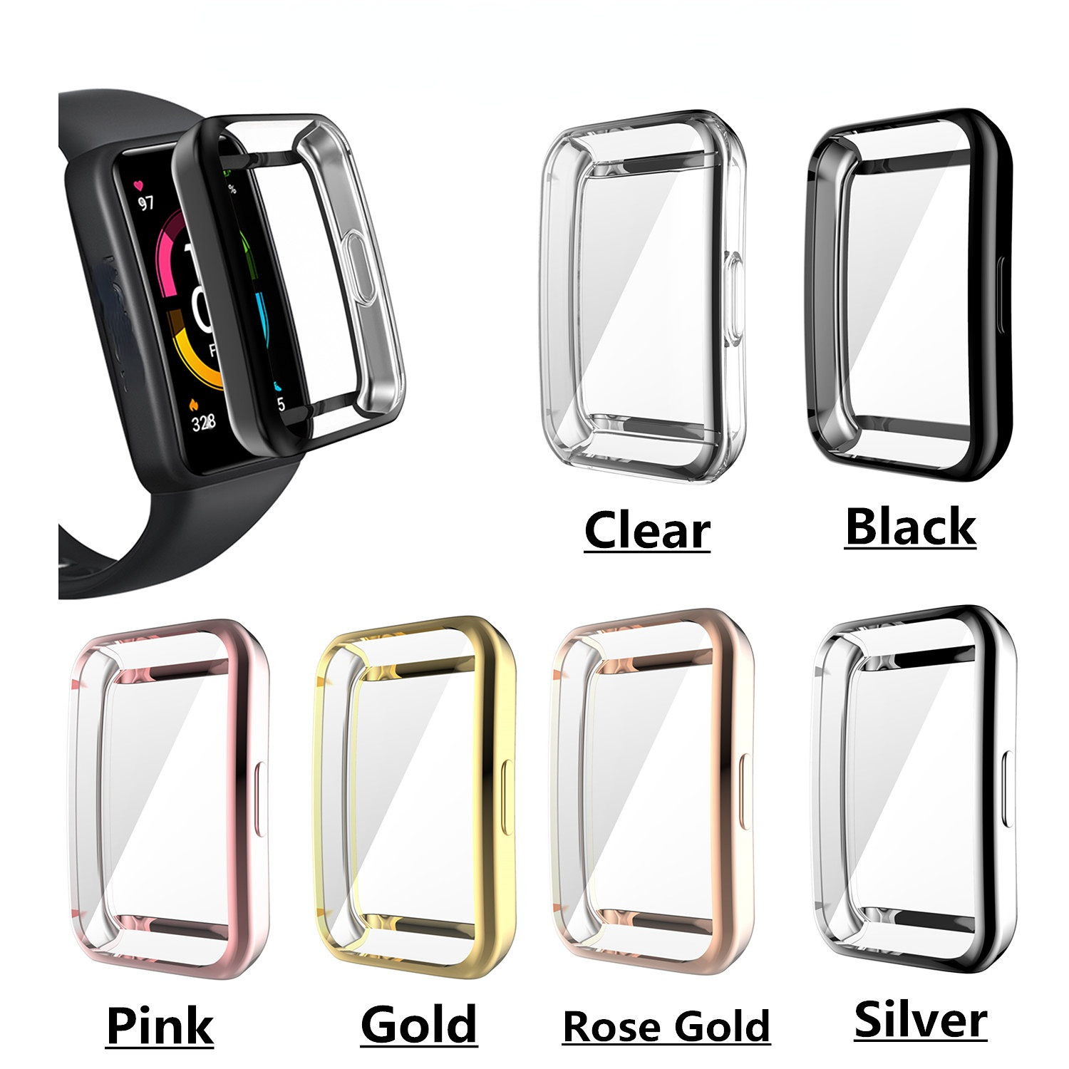 Soft Silicone Strap for Huawei - Silicone Band Replacement のレビューと価格
