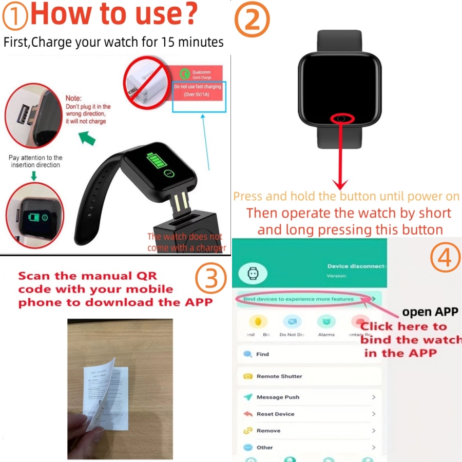 Smart Watch For Men Women Spor - Silicone Band Replacement のレビューと価格