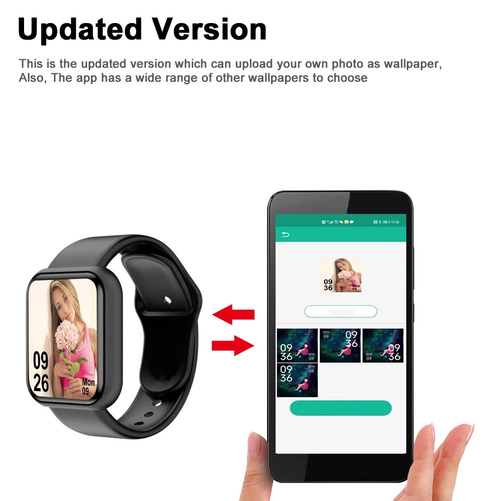 Smart Watch For Men Women Spor - Silicone Band Replacement のレビューと価格