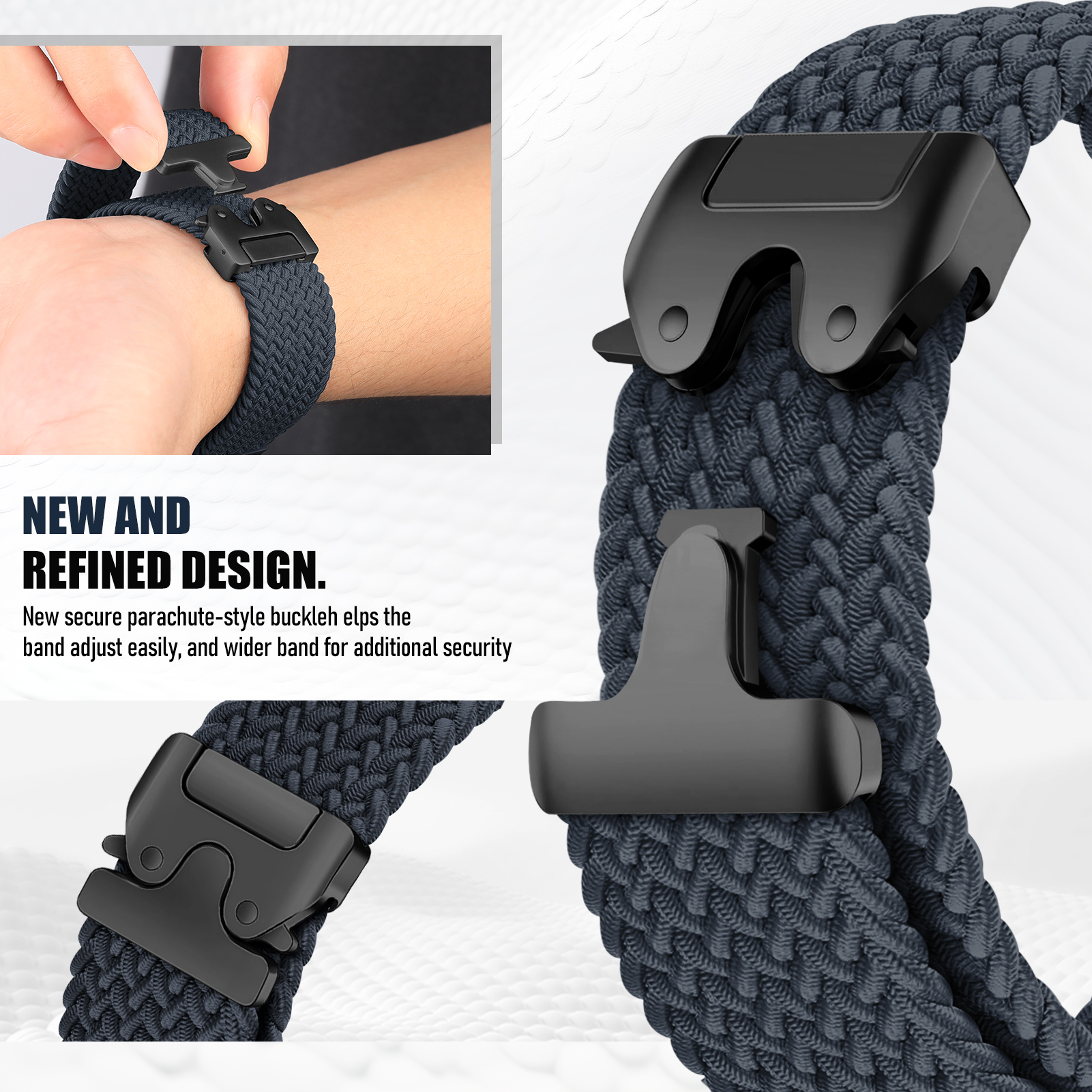 18mm 22mm Parachute Band for H - Titan Smartwatch Accessories のレビューと価格