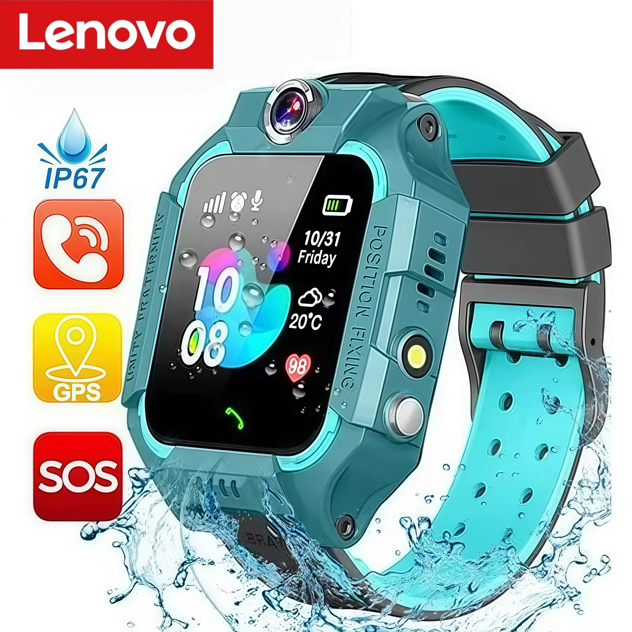 Lenovo Kids Smart Watch SOS GP - Smartwatch Id のレビューと価格