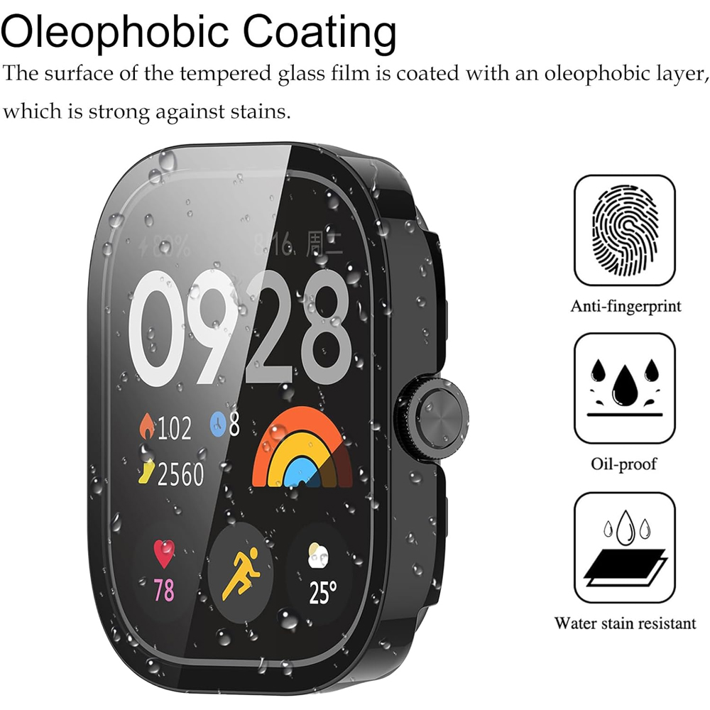 Tempered Glass+Case For Xiaomi - Xiaomi Smartwatch Accessories のレビューと価格