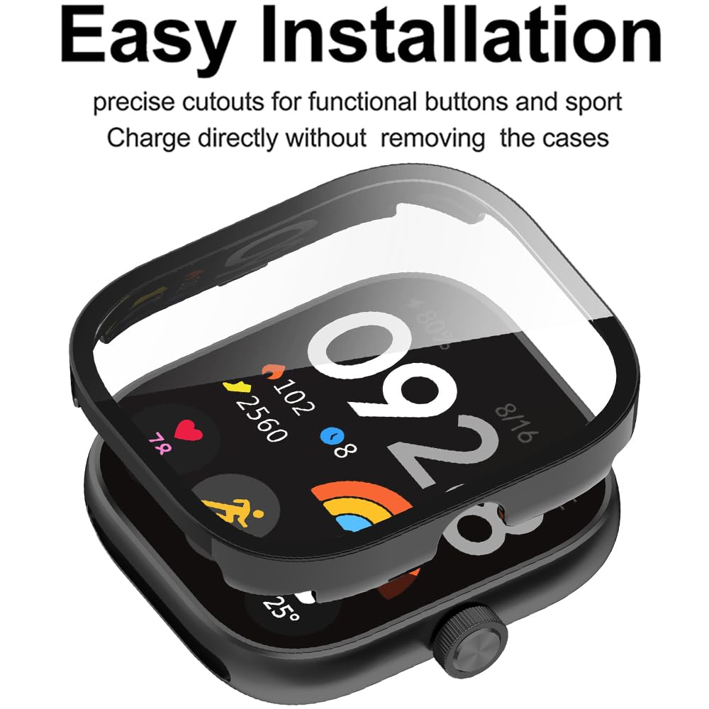 Tempered Glass+Case For Xiaomi - Xiaomi Smartwatch Accessories のレビューと価格
