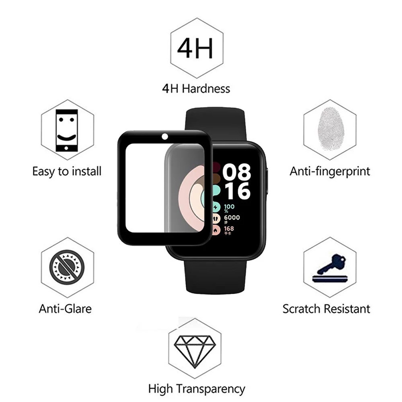 2 Pcs Tempered Glass for Redmi - Xiaomi Smartwatch Accessories のレビューと価格