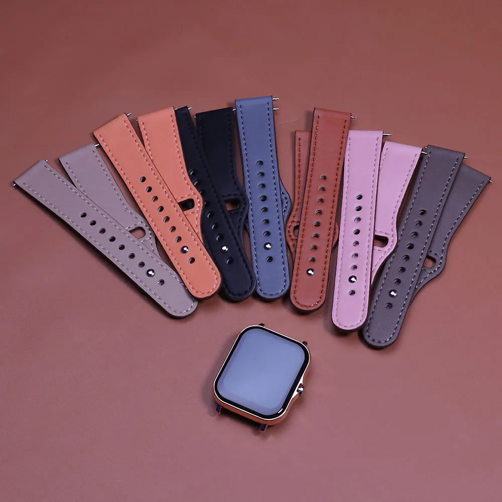 Leather strap For Samsung Gala - Titan Smartwatch Accessories のレビューと価格