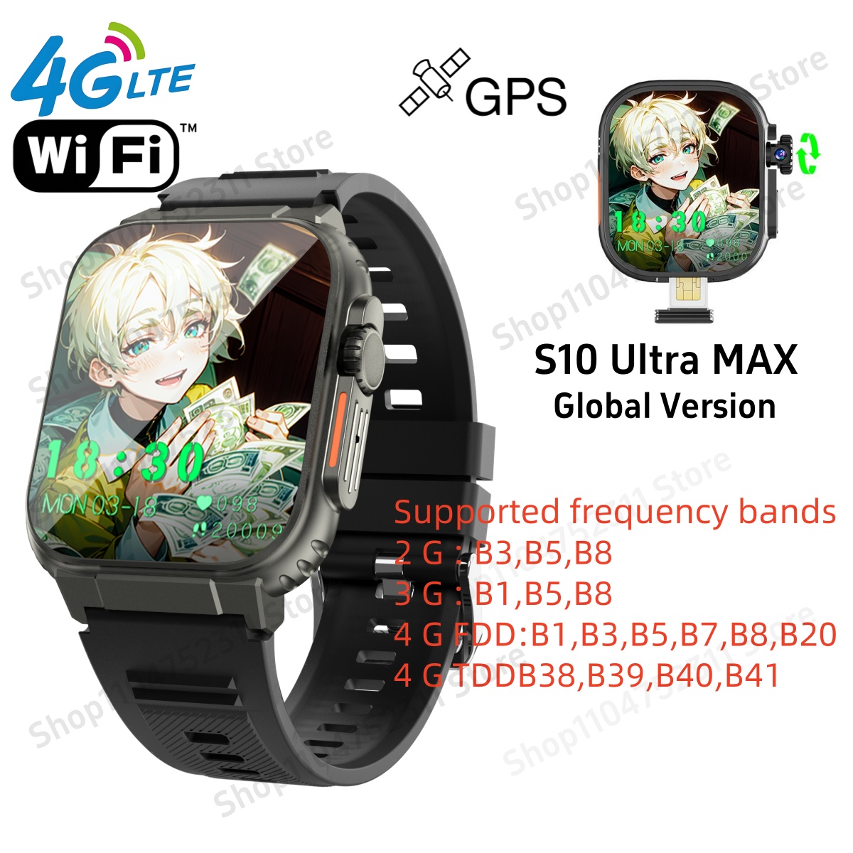 S10 Ultra MAX Smartwatch 4G 5G - Smartwatch Store のレビューと価格