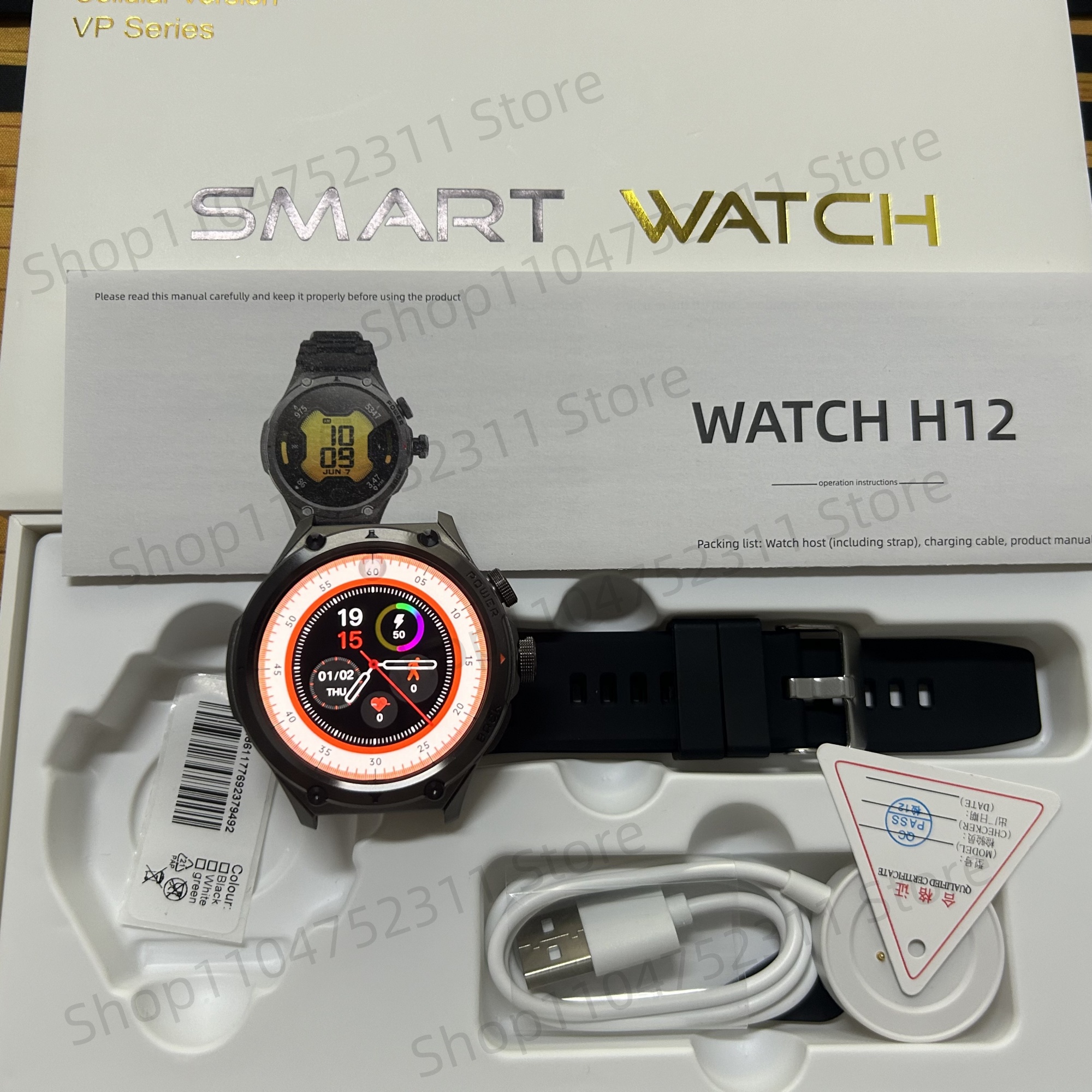 H12 Smartwatch 4G LTE Smart Wa - Smartwatch Store のレビューと価格