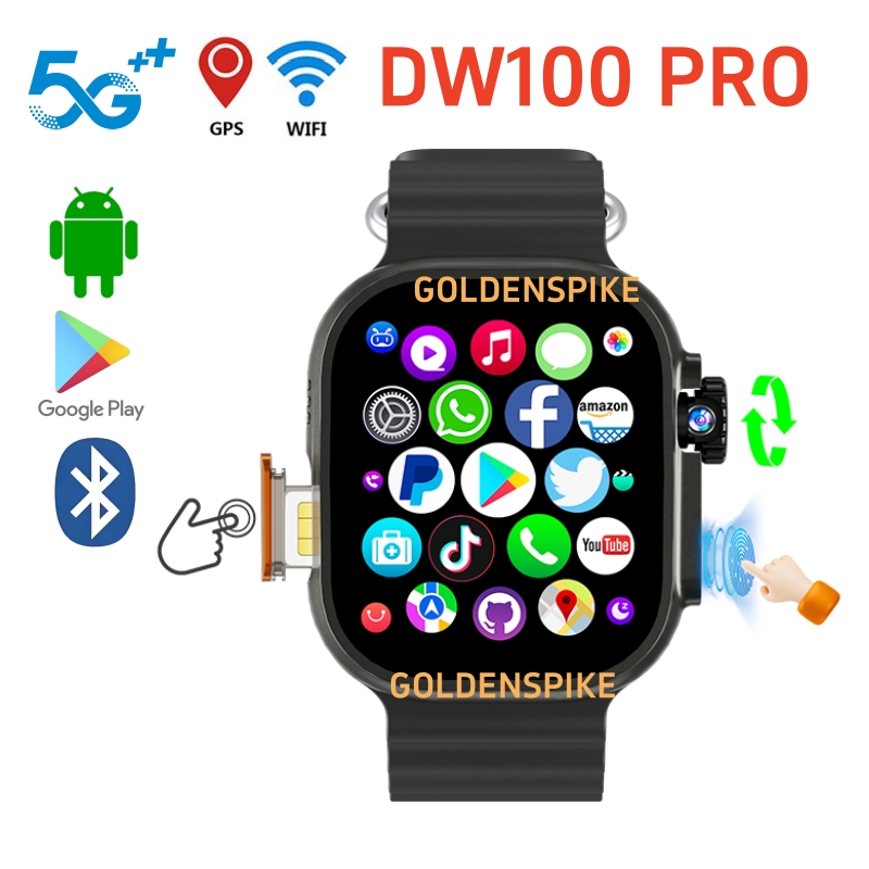 DW100 PRO SmartWatch 4G/5G And - Smartwatch Store のレビューと価格