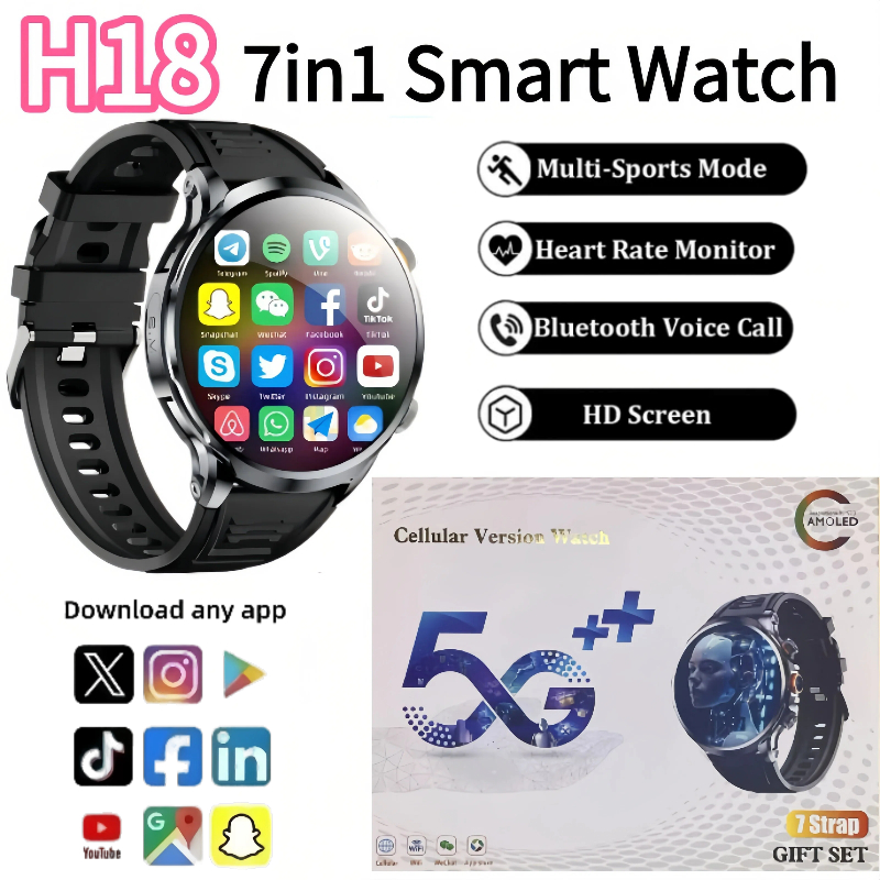 H18 New Android Smartwatch 4G  - Smartwatch Store のレビューと価格