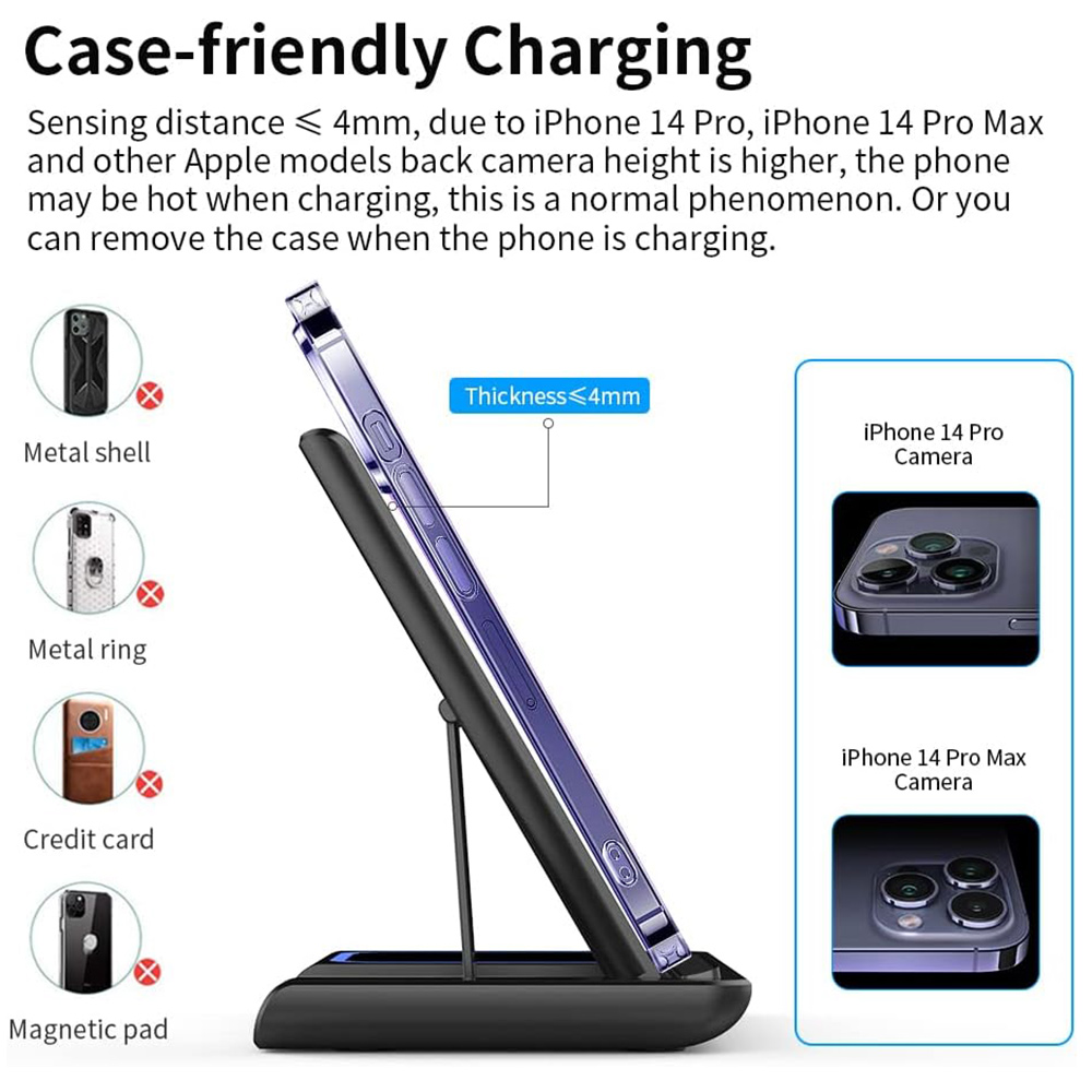 15W 3 in 1 Wireless Charger St - Watch Charger Cable のレビューと価格