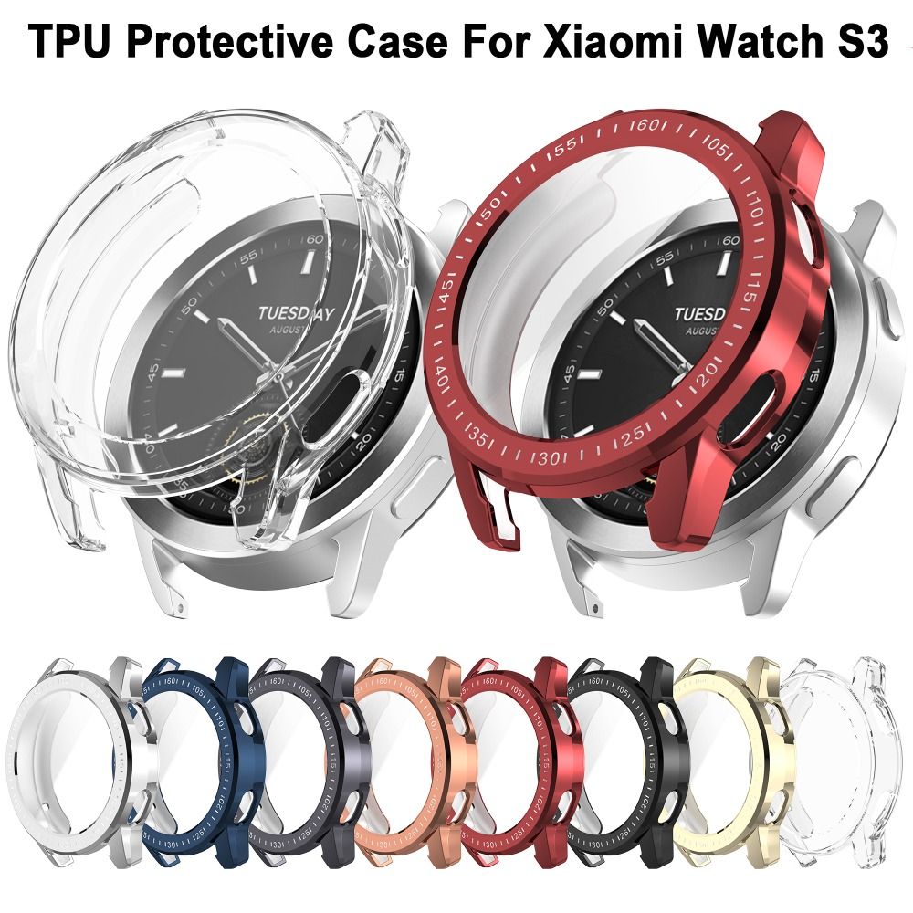 New Full Cover TPU Case Bumper - Xiaomi Smartwatch S3 Accessories のレビューと価格