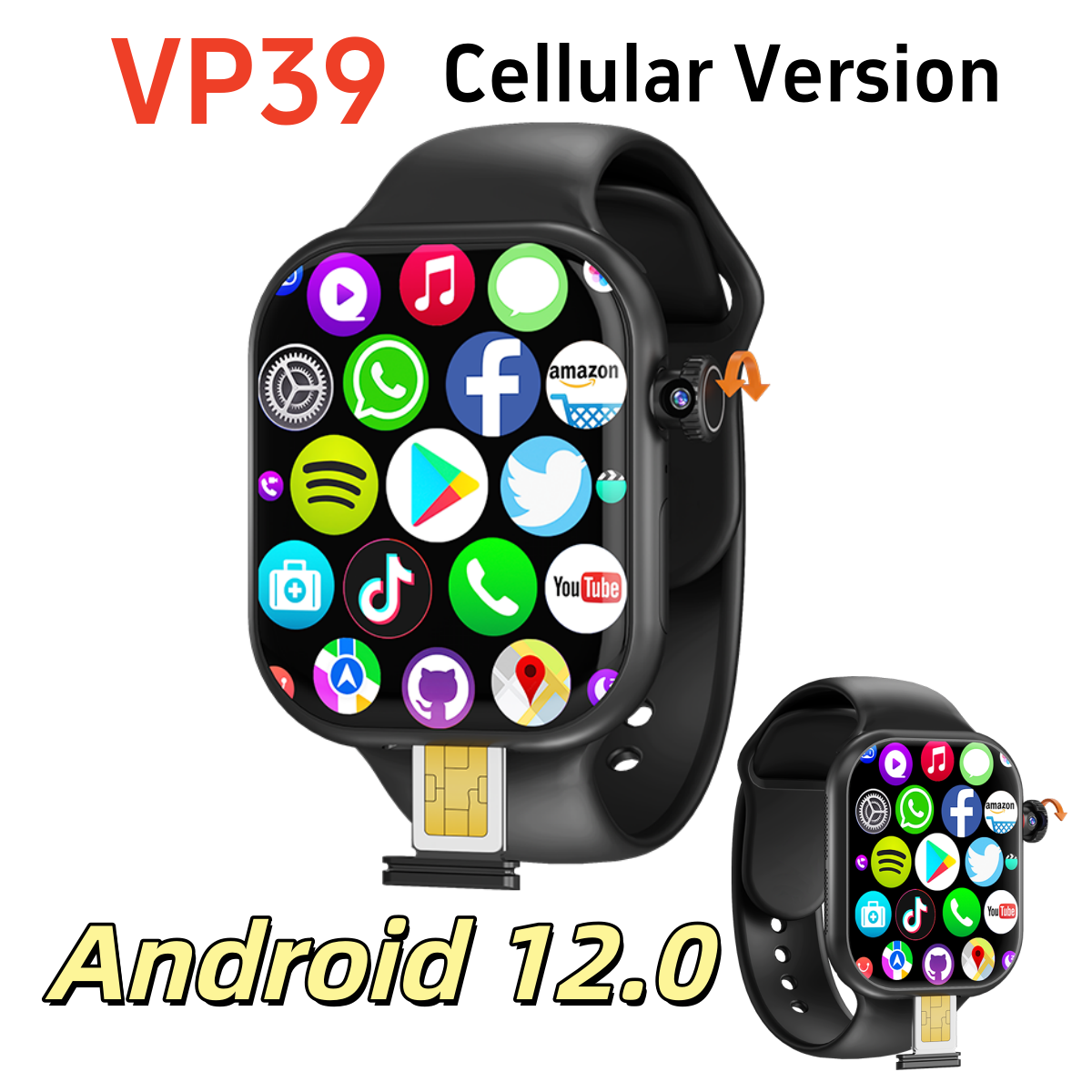 VP39 Smart Watch 5G Android12. - Smartwatch Id のレビューと価格