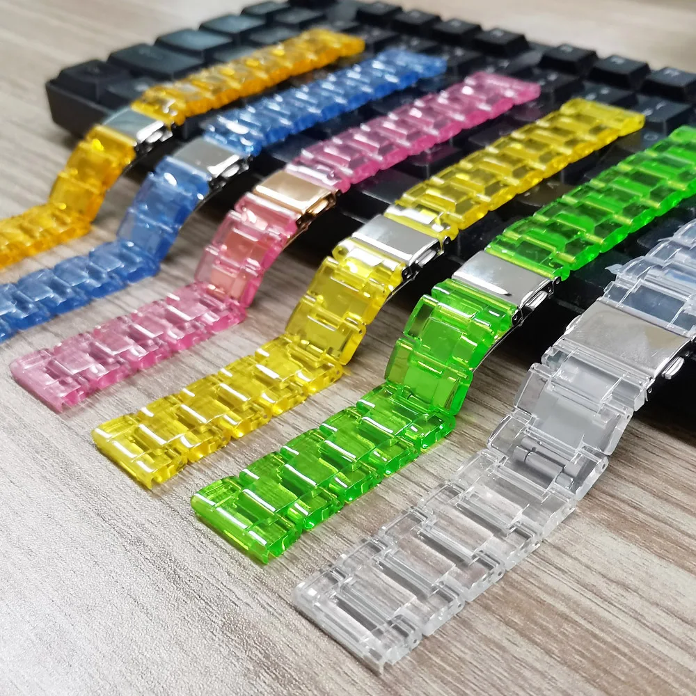 Transparent Glacier band for S - Titan Smartwatch Accessories のレビューと価格
