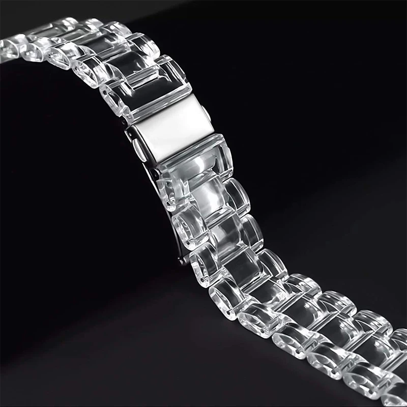 Transparent Glacier band for S - Titan Smartwatch Accessories のレビューと価格