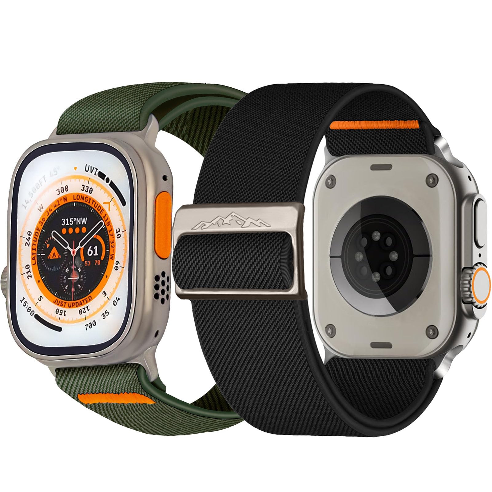 Nylon Strap For Apple Watch ul - Titan Smartwatch Accessories のレビューと価格