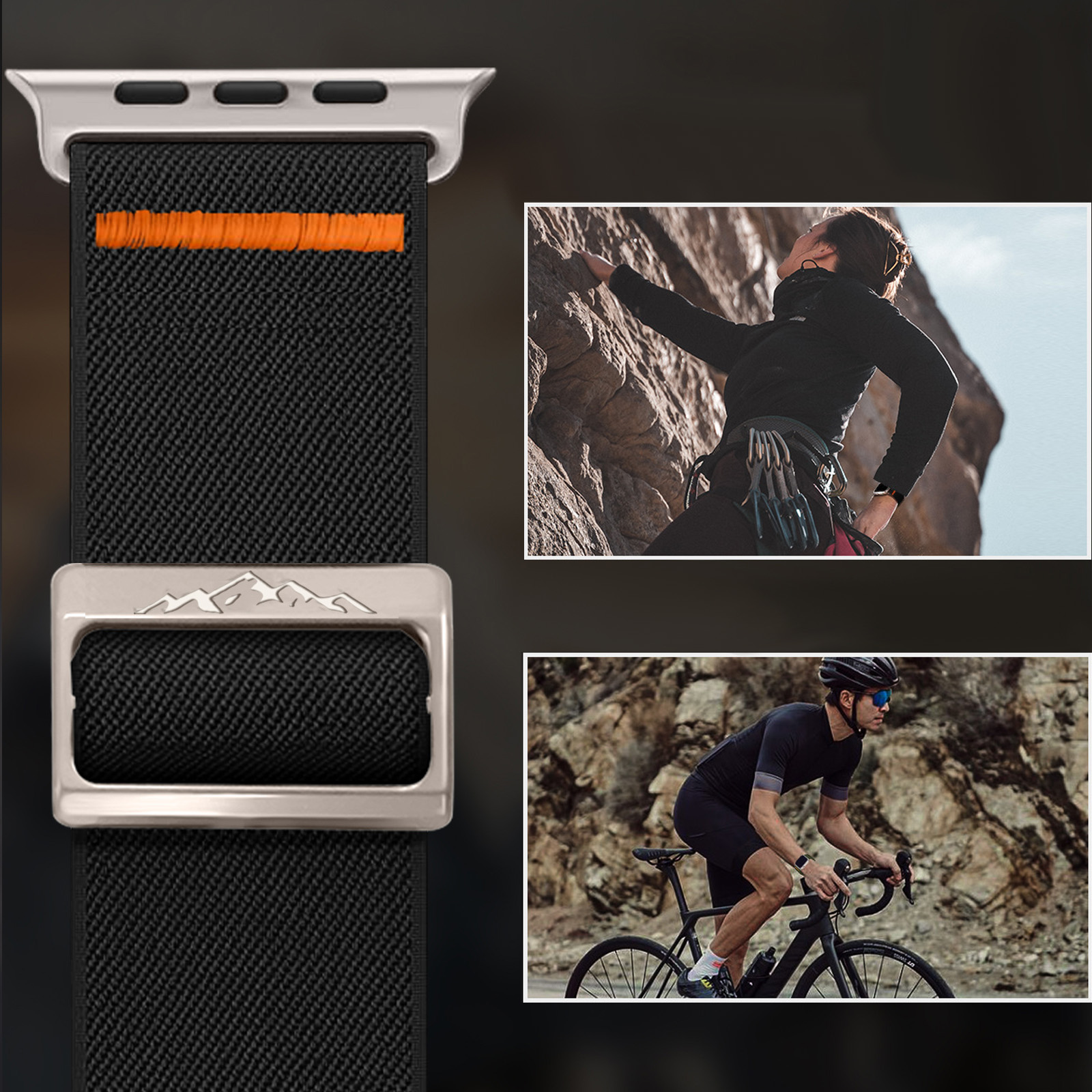 Nylon Strap For Apple Watch ul - Titan Smartwatch Accessories のレビューと価格