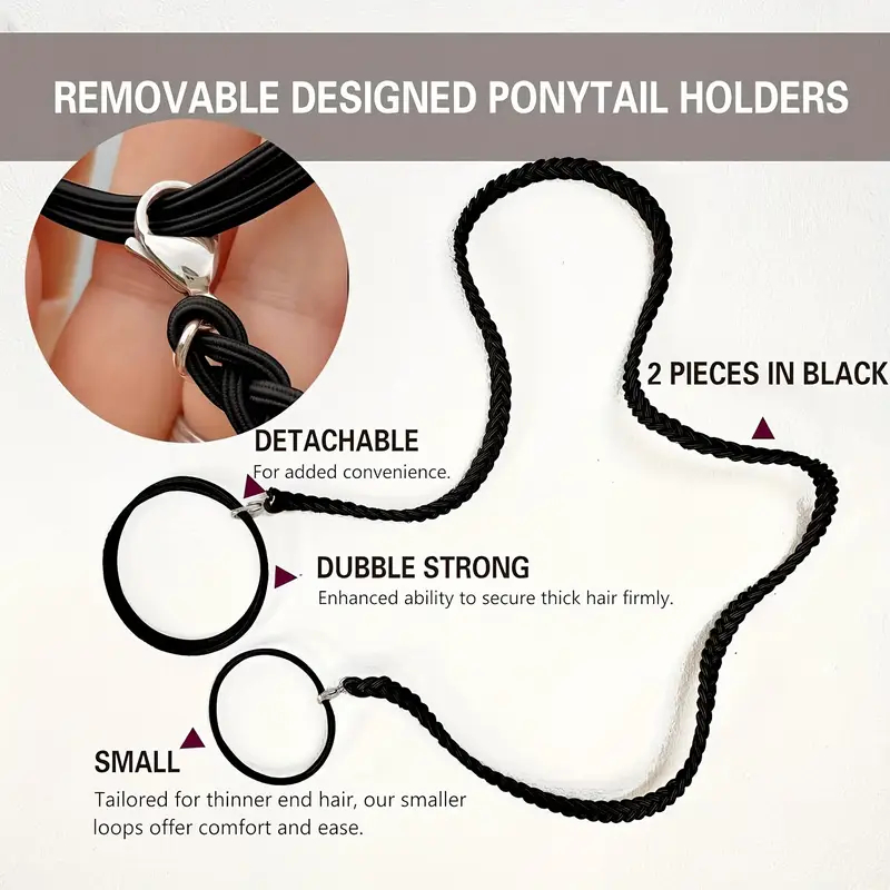 Long Elastic Ponytail Holder M - Milanaise Mesh Band のレビューと価格