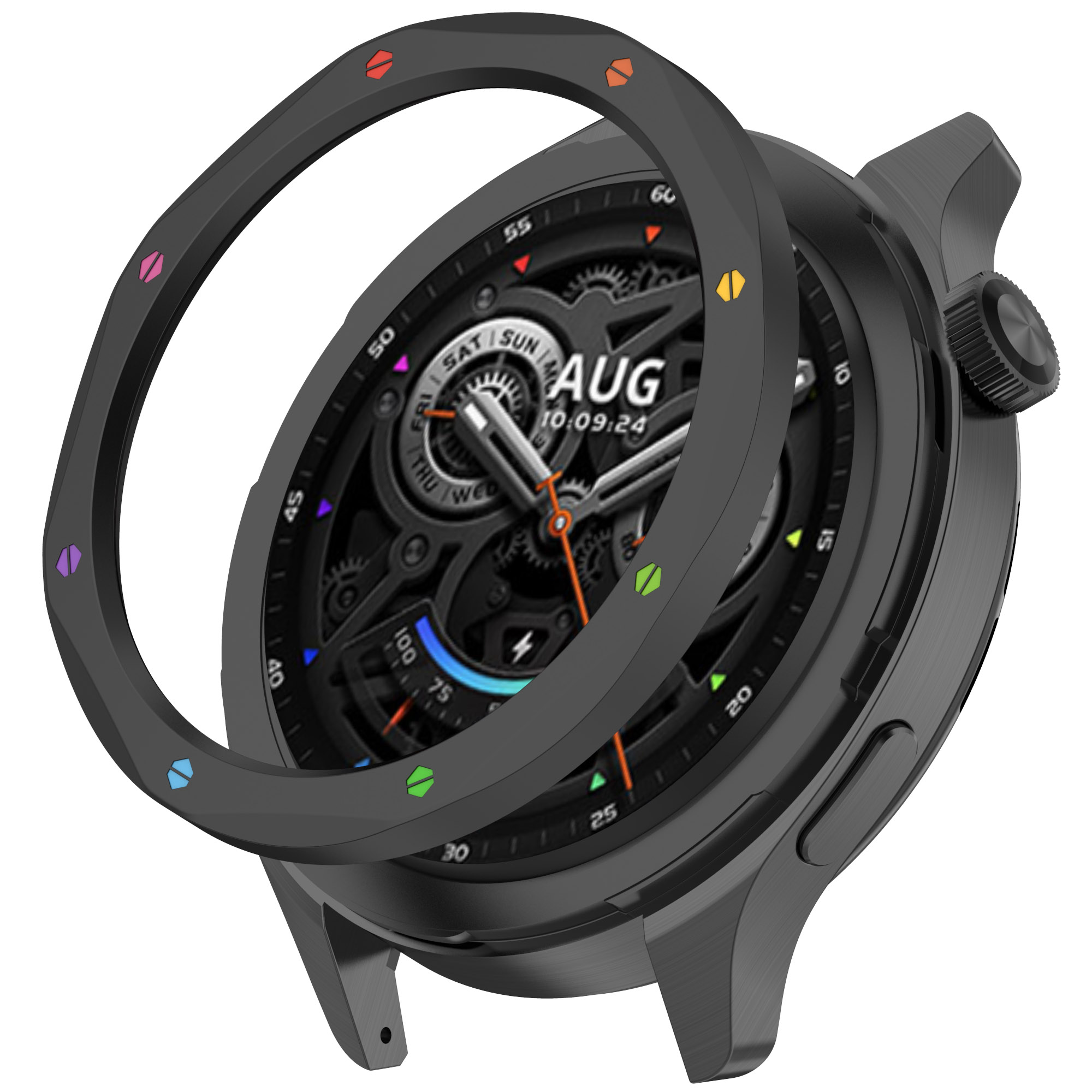 Metal Bezel Ring Case For Xiao - Xiaomi Smartwatch Accessories のレビューと価格