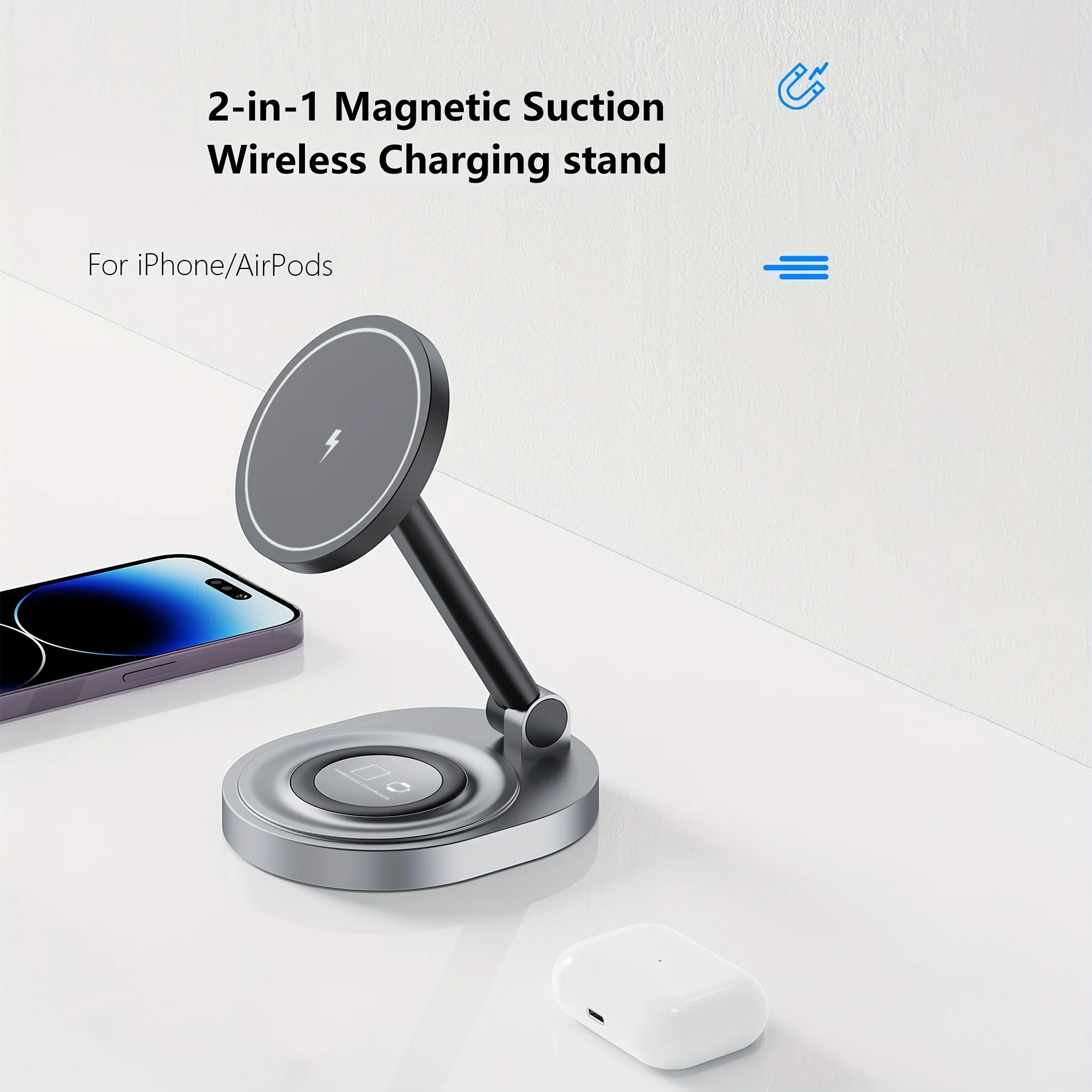 2 In 1 Magnetic Wireless Charg - Watch Charger Cable のレビューと価格