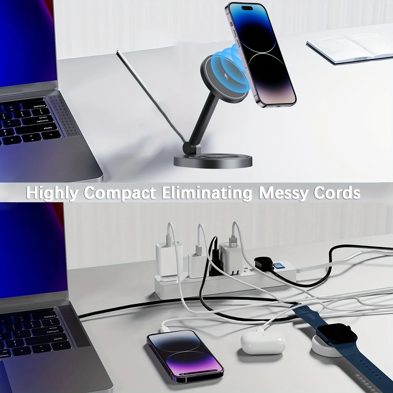2 In 1 Magnetic Wireless Charg - Watch Charger Cable のレビューと価格