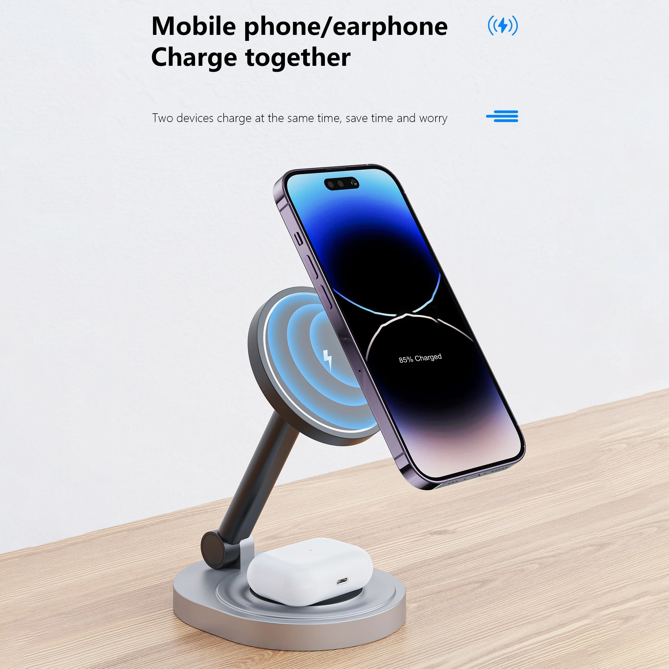 2 In 1 Magnetic Wireless Charg - Watch Charger Cable のレビューと価格