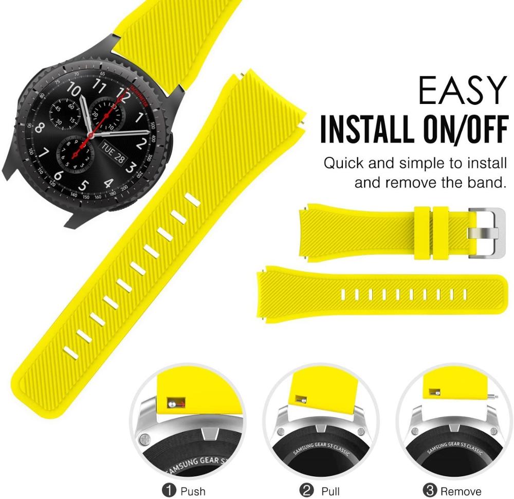 20/22mm Watch Strap For Samsun - Titan Smartwatch Accessories のレビューと価格