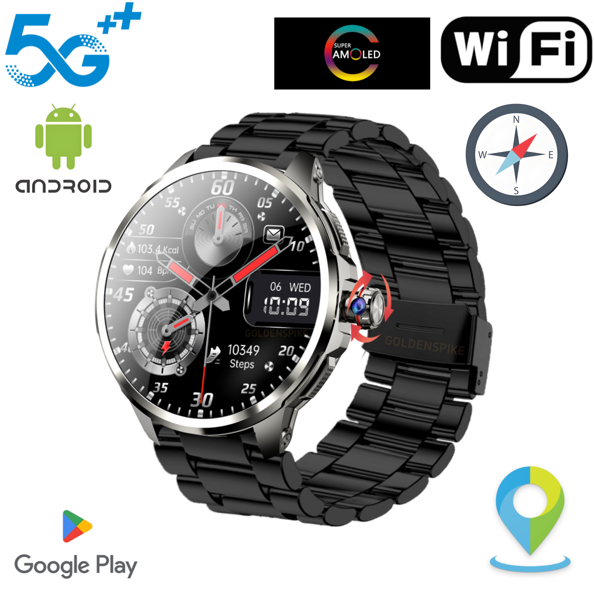 32+512GB 5G LTE Smart Watch 1. - Smartwatch Store のレビューと価格