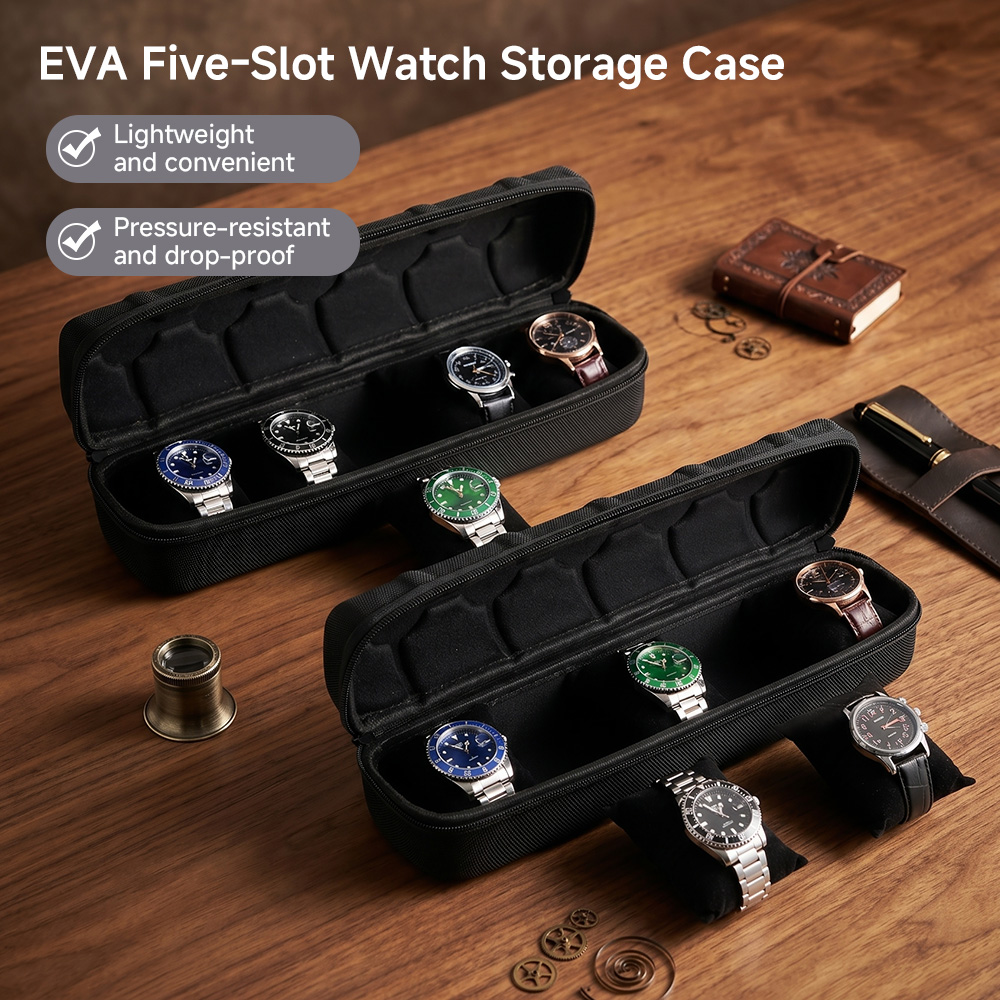 1pc 5-Slot Watch Case-Organize - Smartwatch Id のレビューと価格