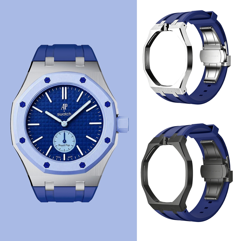 One-Piece Stainless Steel Case - Silicone Band Replacement のレビューと価格